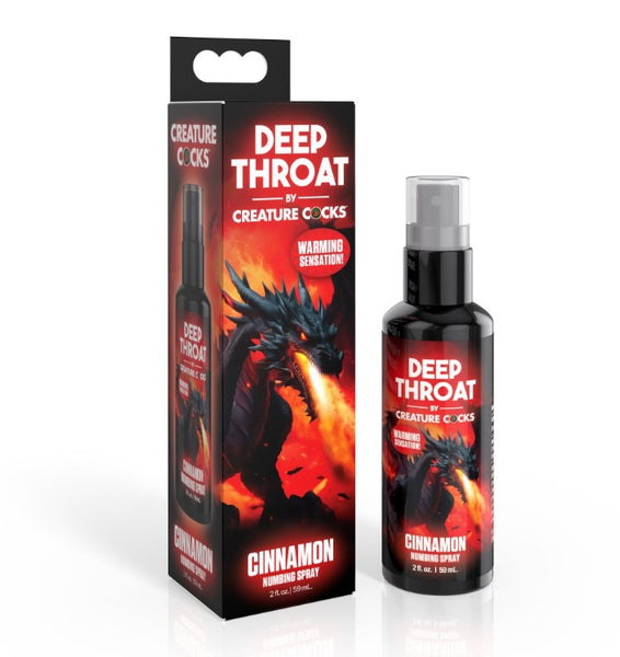 Deep Throat Cinnamon Numbing Spray  - JUST IN!