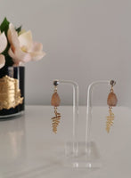 Golden Fern Earrings - JUST IN!