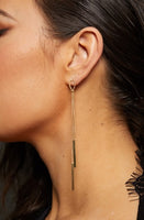 Thin Shoulder Drop Earrings