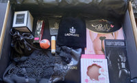 LADYLUXE Lara Glam BLACK Feather Robe Gift Set  - ORDER NOW!