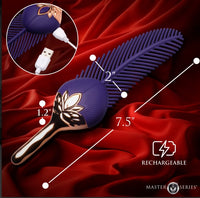 The Tickler - Feather Vibrating Silicone Tickler  - JUST IN!