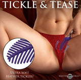 The Tickler - Feather Vibrating Silicone Tickler  - JUST IN!