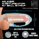 Milker Masturbator with Ball Strap - NEW!