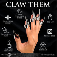 Clawed 5pc Sensation Play Rings - JUST IN!