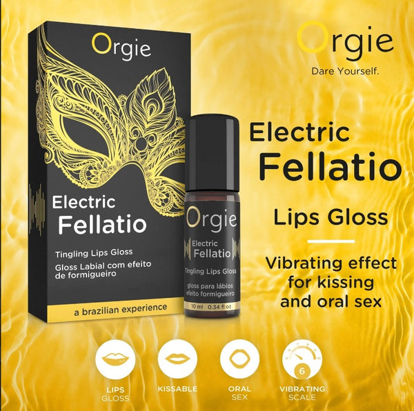 Orgie - Sexy Vibe! Electric Fellatio Vibrating Lip 10 ml - JUST IN!