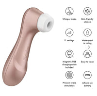 SATISFYER PRO 2 NEXT GENERATION CLITORAL SUCKER + VIBRATION