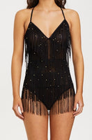 LADYLUXE BLACK Shanghai Nights Bodysuit 2 PIECE Set - IT ARRIVED!