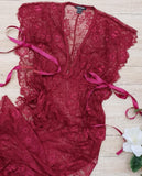 LADYLUXE Havana Bra Set / Whisper Sweet Nothings Gown Combo - RED