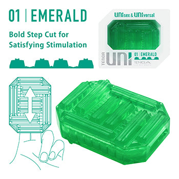 Tenga - Uni Emerald Sleeve - JUST IN!