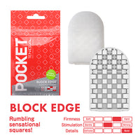 Tenga - Pocket Stroker Block Edge - POPULAR ITEM!