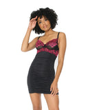 Black and Fuchsia Chemise - JUST ARRIVED!