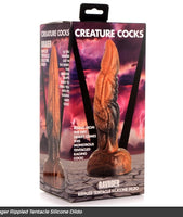 CREATURE COCKS  /  Ravager Rippled Tentacle Silicone Dildo - NEW!