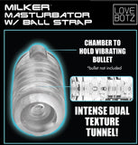 Milker Masturbator with Ball Strap - NEW!