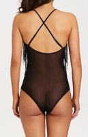 LADYLUXE BLACK Shanghai Nights Bodysuit 2 PIECE Set - IT ARRIVED!