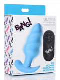 Remote Vibrating Swirl Anal Plug