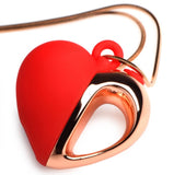 10X Vibrating Silicone Heart Necklace - POPULAR ITEM - JUST IN!