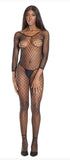 Fence Net Crotchless Bodystocking