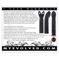 Four Play Set Black Bullet Vibrator With 3 Sleeves NEW!