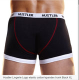 Hustler - Elastic White Trunks - NEW!