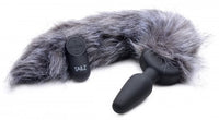 Vibrating Fox Tail Anal Plug with Remote