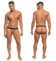 Pride Fest Jock Underwear Rainbow Herringbone NEW!