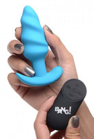 Remote Vibrating Swirl Anal Plug