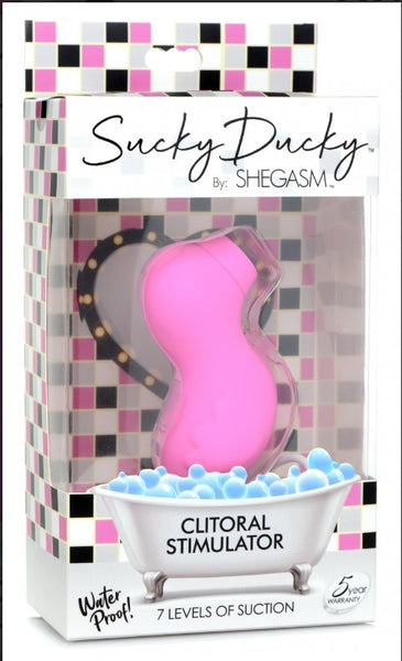 SHEGASM - Sucky Ducky Silicone Clitoral Stimulator - JUST IN!